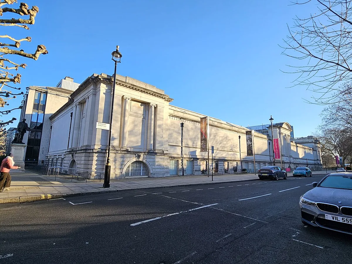 Tate Britain building on Millbank in London